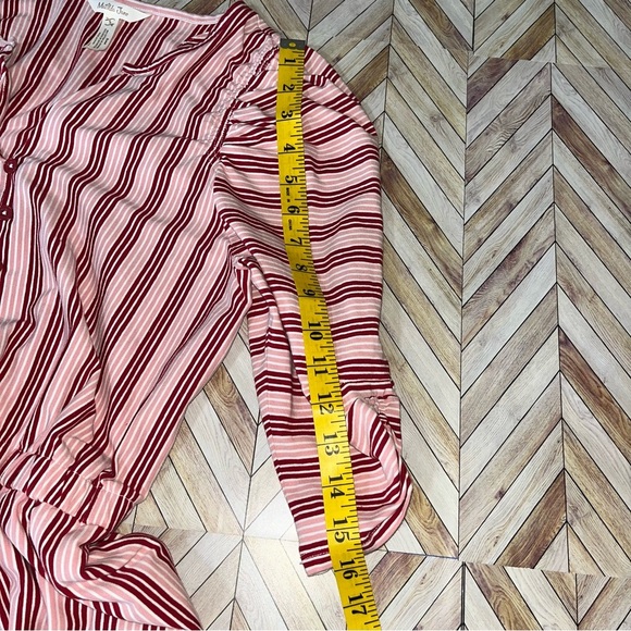 MATILDA JANE Heart To Heart Bookworm Striped Maxi Long Dress Sz Small Mommy & Me - Picture 8 of 15